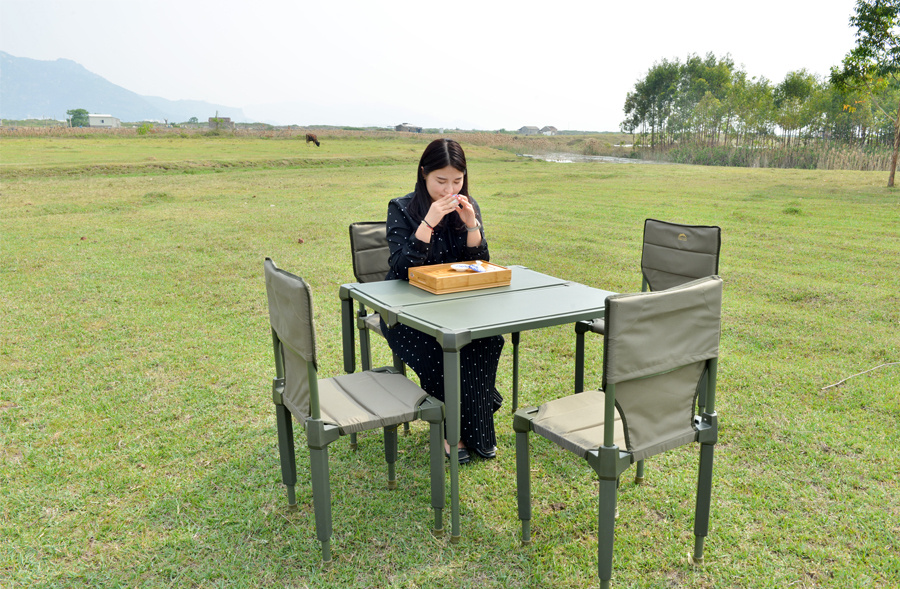 Camping-Table-And-Chairs