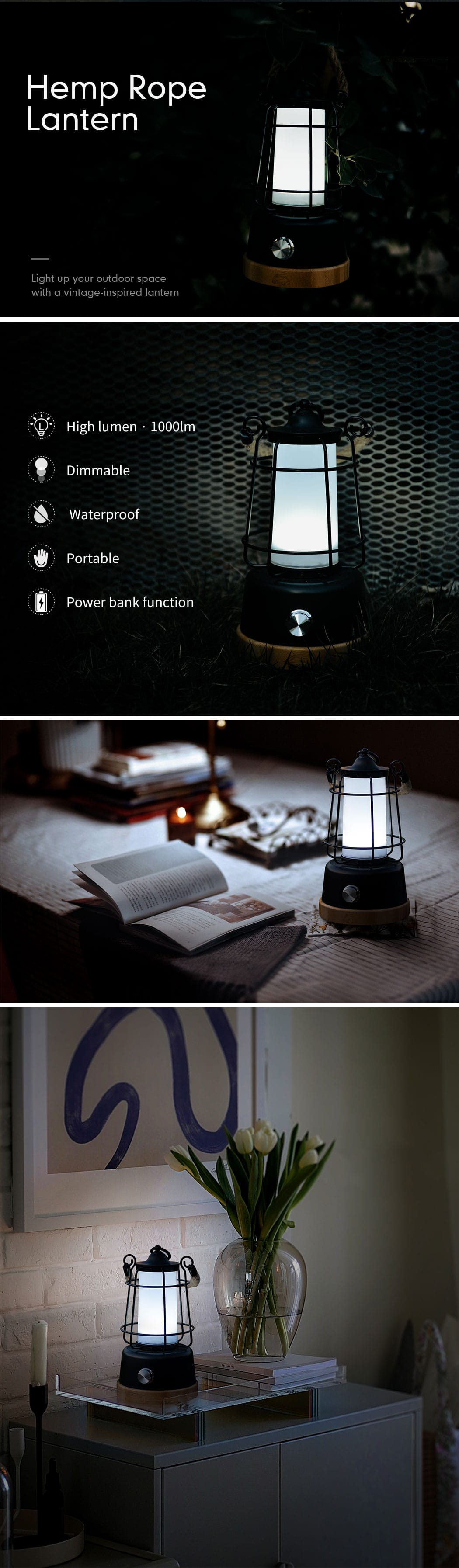 Bærbar-Camping-Lantern