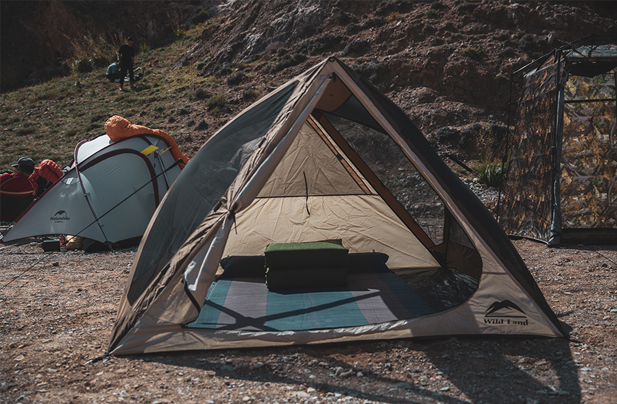 Tenda com sala de tela